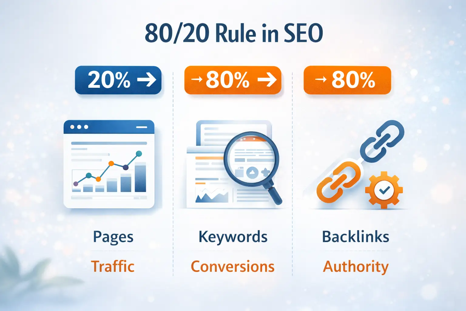 80/20 Rule in SEO
