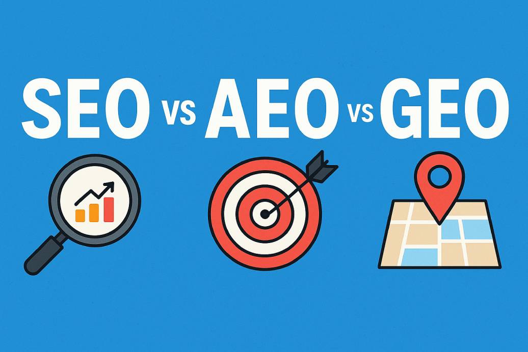  SEO vs AEO vs GEO