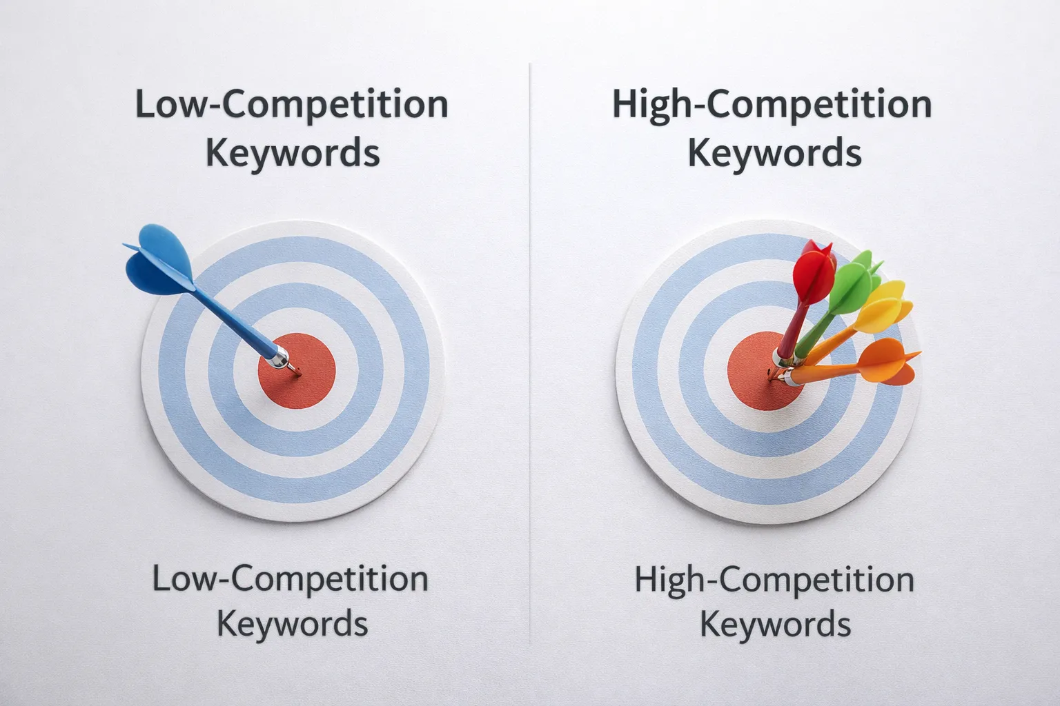 Low vs High Competition Keywords