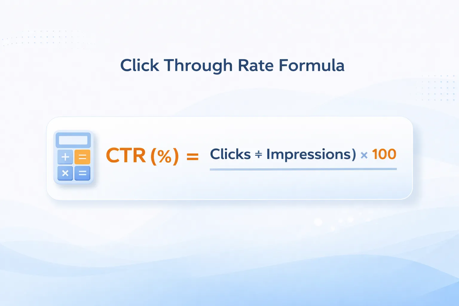 Calculate Click Through Rate